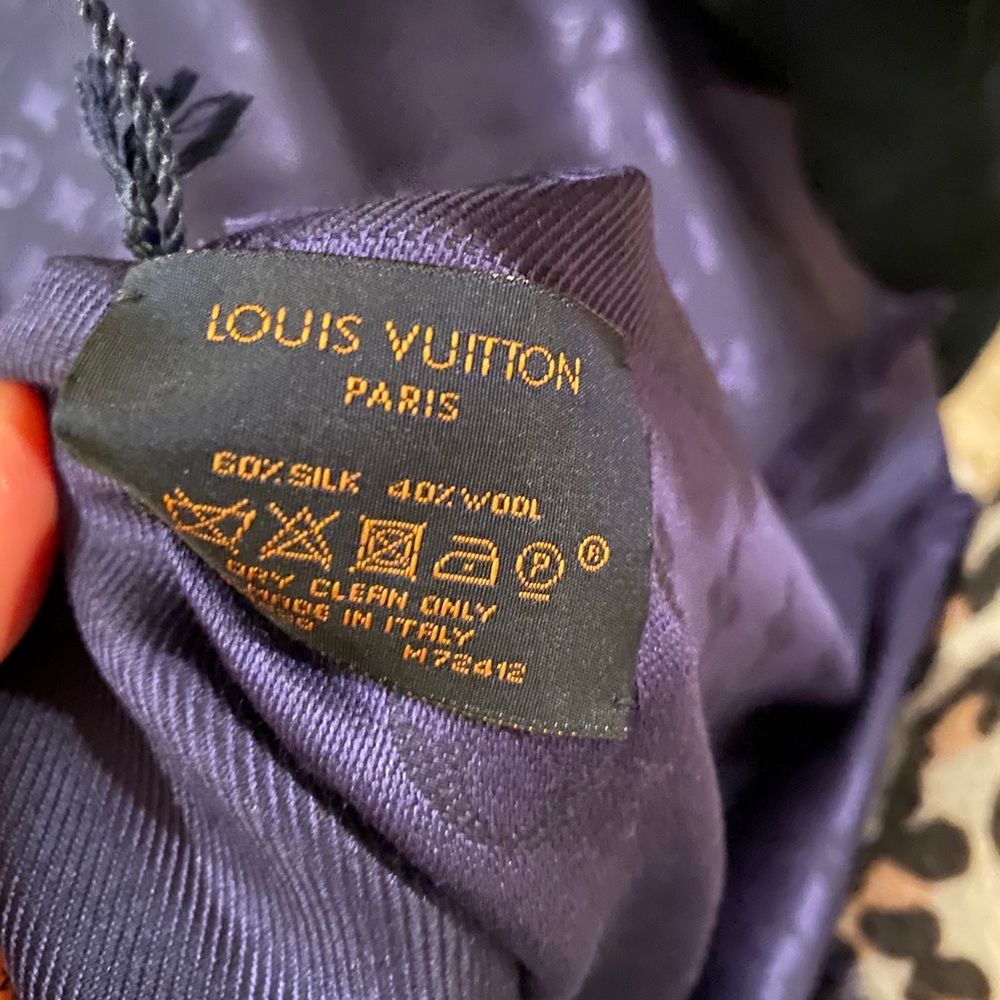 Louis Vuitton monogram shawl